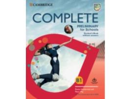 Livro Complete Preliminary for Schools Students Book without Answers with Online Practice