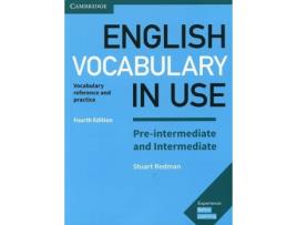 Livro Emglish Vocabulary In Use Pre-Intermediate Key+Cd
