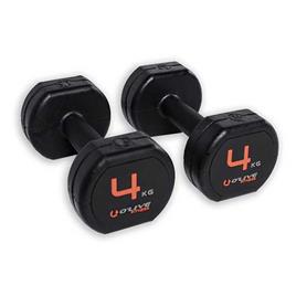 Olive Rubber Dumbbell 2 Units  4 Kg