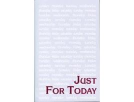 Livro just for today de inc, narcotics anonymous world services, (inglês)