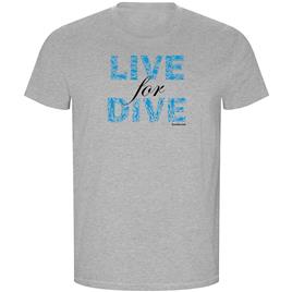 Kruskis Live For Dive Eco Short Sleeve T-shirt  M Homem
