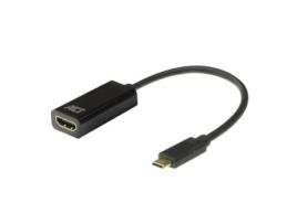 Adaptador de Vídeo ACT Ac7310 0.15m USB-C HDMI USB-A Standard Preto