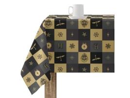 Toalha de Mesa BELUM de resina resistente a manchas Hogwarts Cuadros Navidad (250x140 cm)