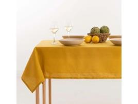 Toalha de Mesa BELUM impermeável resistente a manchas Linho 100% Mustard (400x150 cm)