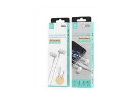Auriculares com fio IKREA jack 3.5 (Microfone - Branco)