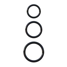 FANTASIA C-RINGZ CONJUNTO DE 3 ANÉIS DE SILICONE PRETO