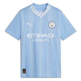 Puma Mcfc Home Replica Short Sleeve T-shirt  7-8 Years