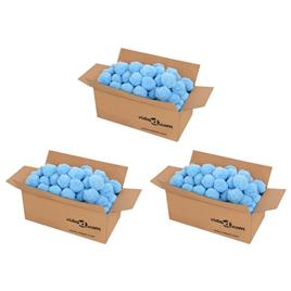 vidaXL Filtro de piscina antibacteriano bolas azuis 2100 g polietileno