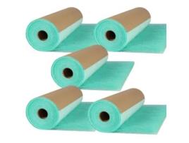 Conjunto 5 Rolos de Filtros de Chão DISPIVAL Cabina Paint Stop (1x20 m)