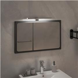 vidaXL Luz LED para espelho 5,5 W 6000 K 30 cm branco frio