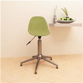 vidaXL Cadeira de escritório giratória tecido verde