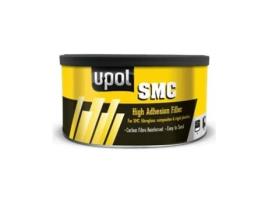 Massa U-POL de enchimento Preto Alta Aderência Smc Com Fibra de Carbono 2 Kg