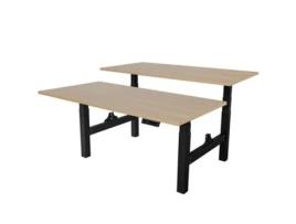 Mesa Duo Ajustável SEDERO (160x80 cm - Preto)