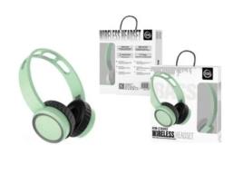 Auscultadores Wireless e C/Fio Km Km-Cs002 Verde