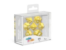 Acessório de Jogos de Tabuleiro OAKIE DOAKIE Oakie Doakie Dice Rpg Set Marble Yellow 7 (Idade Mínima Recomendada: 6 anos)