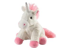 Peluche WARMIES Junior white unicorn hot water bottle plush (Idade Mínima Recomendada: 1 ano)