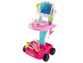 Carrinho de Mã?Dico com Acessórios Rosa