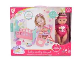Bebé de Brincar TUTU LOVE com Cama e Cadeira (Idade Mínima Recomendada: 36 meses)