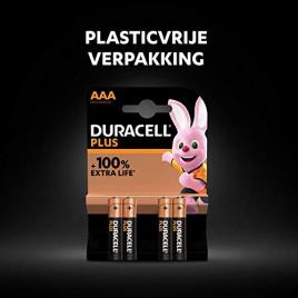 DURACELL - PILHA DURACEL. -MLPLUSK4AAA