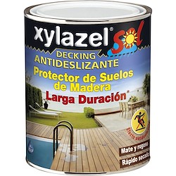 Protetor madeira exterior XYLAZEL ANTIDERRAPANTE TECA 0.75L