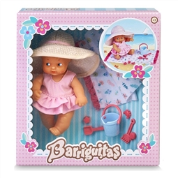 Boneca bebé Famosa Barriguitas Praia (14