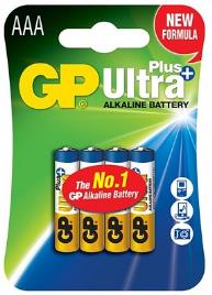 Blister 4 Pilhas Alcalinas LR03 AAA (ULTRA PLUS+) - GP