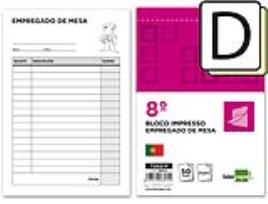 Bloco Empregado de Mesa Duplicado (105 x 155 mm)