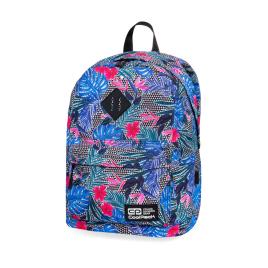 Mochila Cross USB Aloha Blue