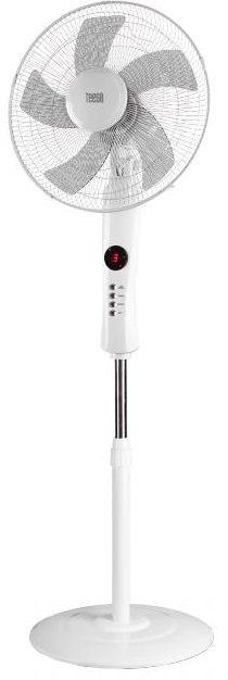 Ventoinha de Pé 50W (38cm) c/ Comando (Branco) - 