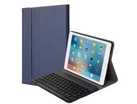 Capa e Teclado Bluetooth YKCLOUD Ft1030 para 2018&2017iPad Pro9.7/Air2/Air (Inglês - Azul)