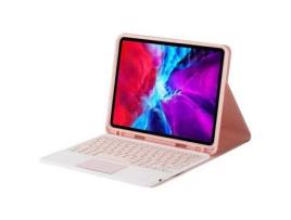Capa e Teclado Bluetooth YKCLOUD Ps97C para 2018&2017iPad/Pro9.7/Air2 (Inglês - Rosa)
