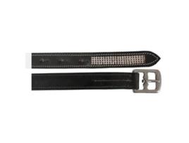 cabedais de estribo de couro com diamantes HORKA