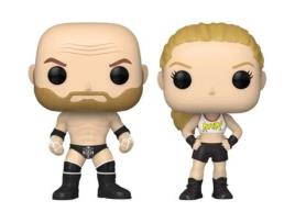 Figura WWE Funko Pop! Rousey/Triple H 2Pk