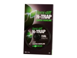 Líderes da carpa KORDA N-TRAP Semi -Stiff 6.8kg