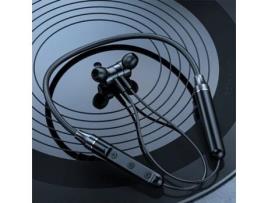 Auriculares Bluetooth KARMADALE new Neck-Mounted Headset 5.2 Wireless Sports In-Ear Magnetic Suction Silicone Neck-Mounted Headset