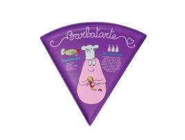 Conjunto de 6 Pratos PETIT JOUR em forma de barbapapapa para crianças Barbatarte (Roxo - Melamina - 22,5 x 22.5 x 1 cm)