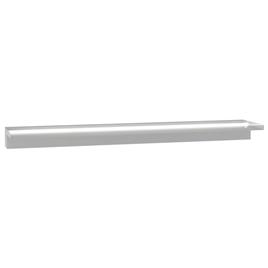 vidaXL Fonte cascata para piscina com luzes LED 110 cm aço inoxidável