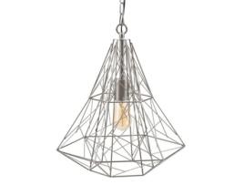 Candeeiro de Teto BIGBUY HOME Metal Prata 35 x 35 x 45 cm