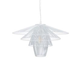 Candeeiro de Teto BIGBUY HOME 59 x 59 cm Metal Branco