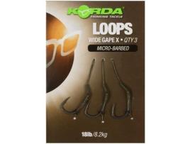 Sondas de laço tamanho 8b df gape largura 18lb