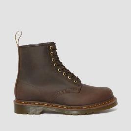 Dr Martens Botas em pele, com atacadores