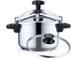 Panela de Pressão HAEGER Pressure Cooker 18/10 2 In 1 Inox (4 L)