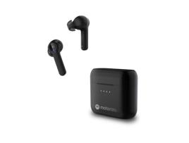 Auriculares Bluetooth True Wireless Motorola Sound Moto Buds Anc ? ?? Cancelamento Ativo de Ruído ? Resistente À Água e Ao Suor ? Preto