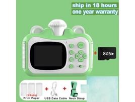 Câmara Instantânea Infantil WEB2O Photo Toy com Papel Térmico 1080P HD