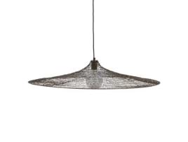 Candeeiro de Teto BIGBUY HOME 90 x 90 x 13 cm Dourado Metal