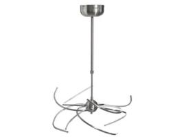 Candeeiro de Teto BIGBUY HOME 60 x 60 x 120 cm Metal Prata Moderno