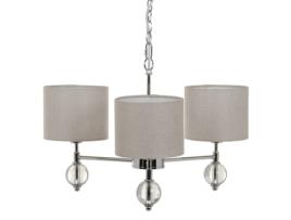 Candeeiro de Teto BIGBUY HOME 58 x 58 x 73 cm Metal Prata