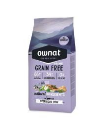 Ownat Grain Free Prime Sterilized Fish para Gatos 8 Kg