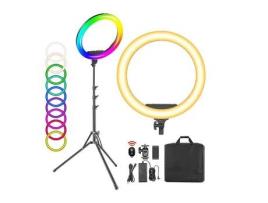 Ring Light NEEWER 19 Anel Luz 50Cm Rgb 3 Suportes 60W