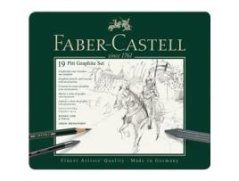 Conjunto de Lápis FABER-CASTELL Pitt 112973 Grafite 19 Pcs